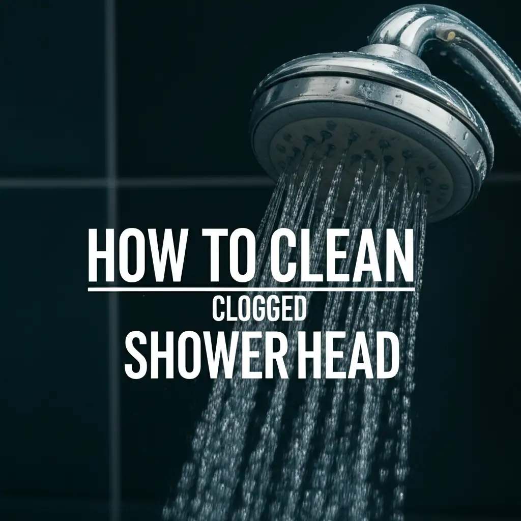 How To Clean Clogged Shower Head
