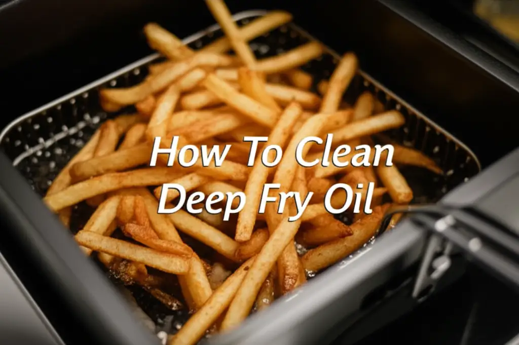 How To Clean Deep Fry Oil