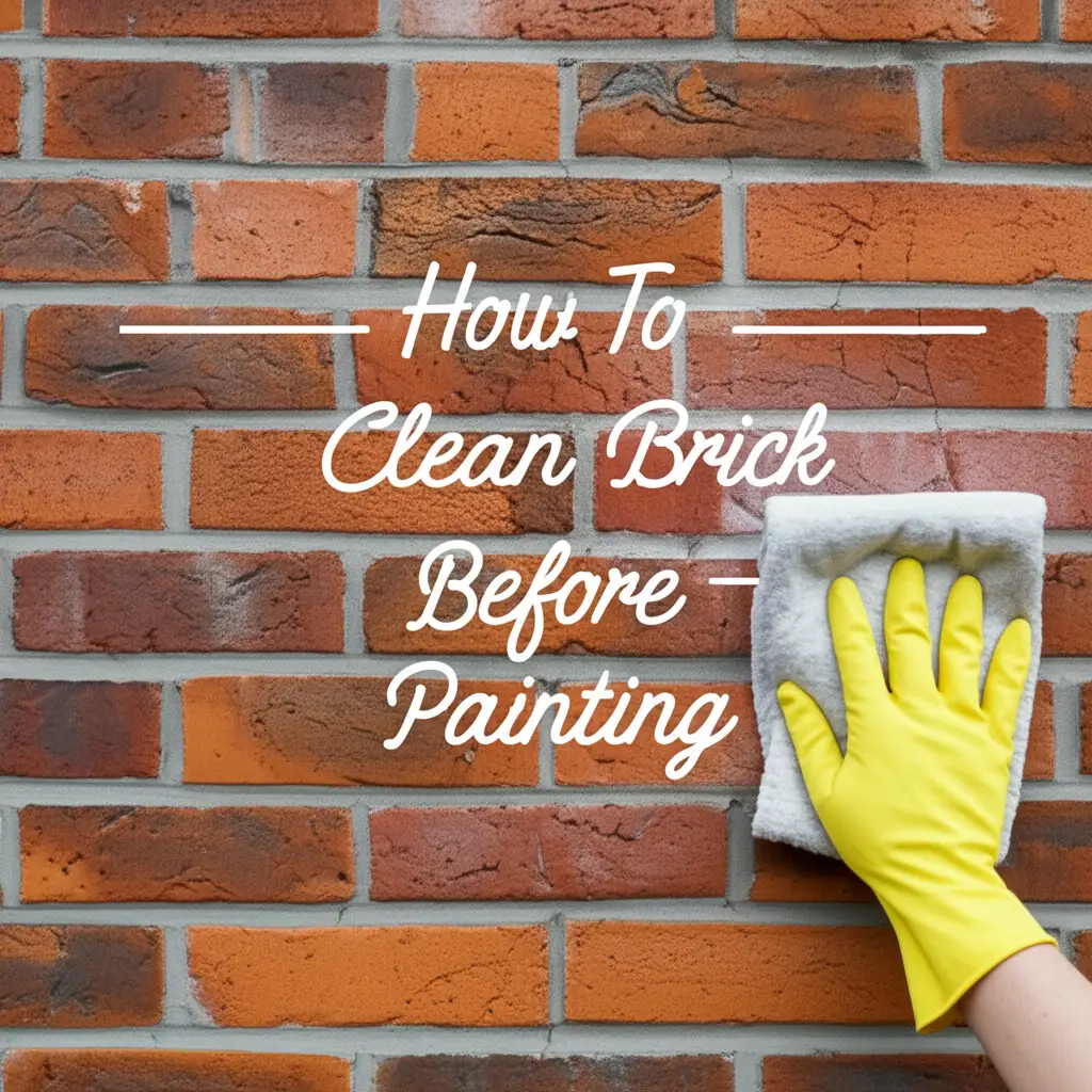 How To Clean Brick Before Painting