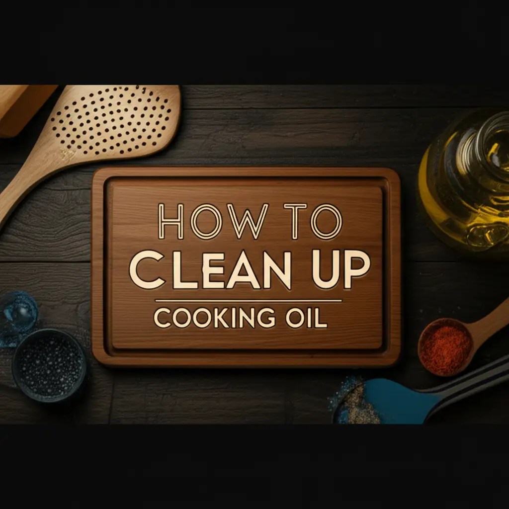 How To Clean Up Cooking Oil