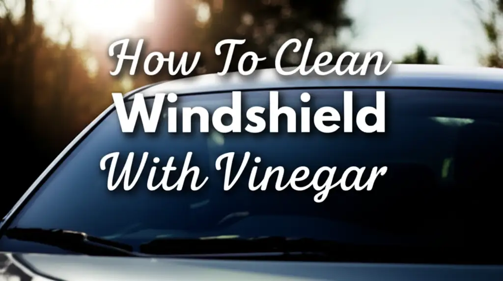 How To Clean Windshield With Vinegar