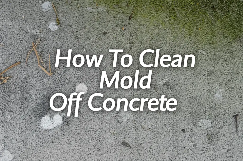How To Clean Mold Off Concrete