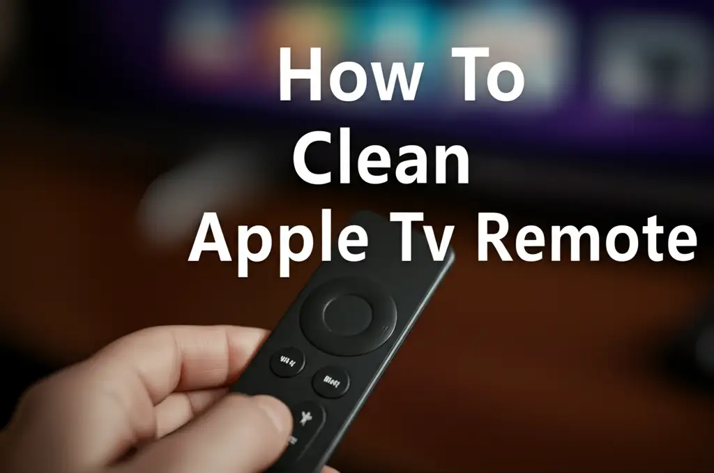 Clean Your Apple TV Remote A Simple Guide