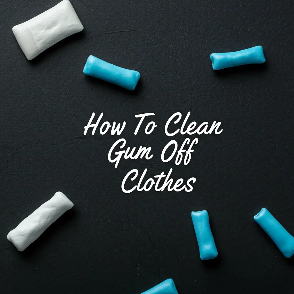 How To Clean Gum Off Clothes