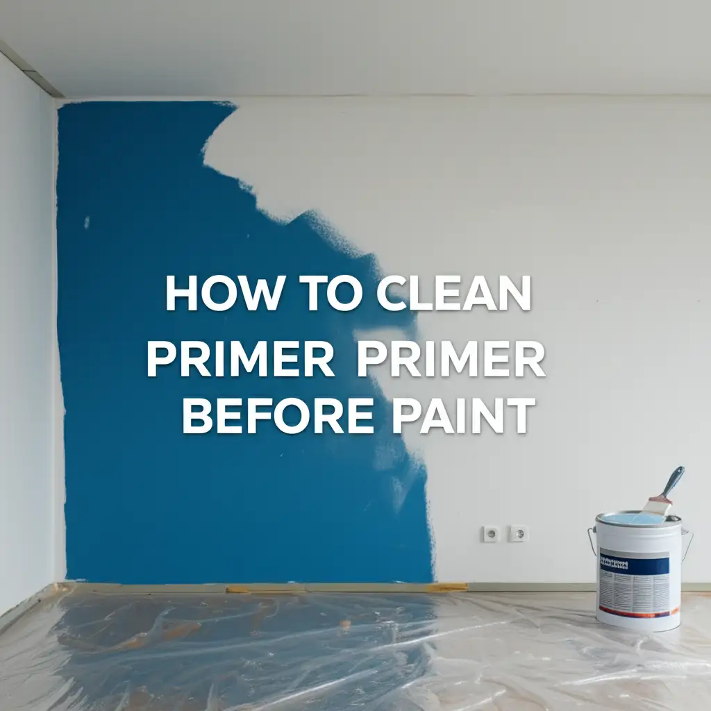 How To Clean Primer Before Paint