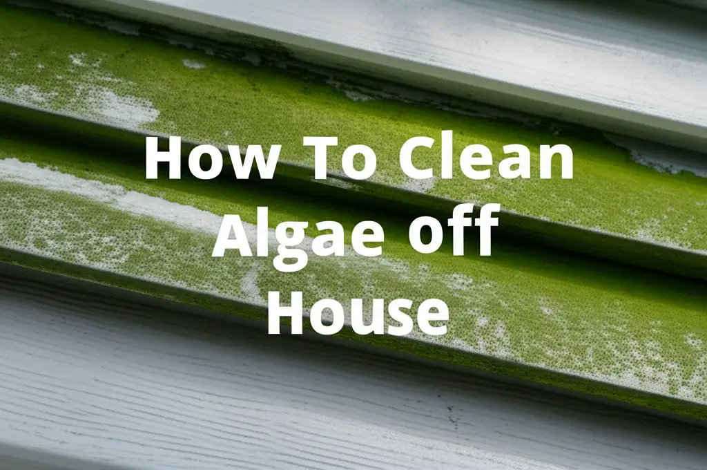How To Clean Algae Off House