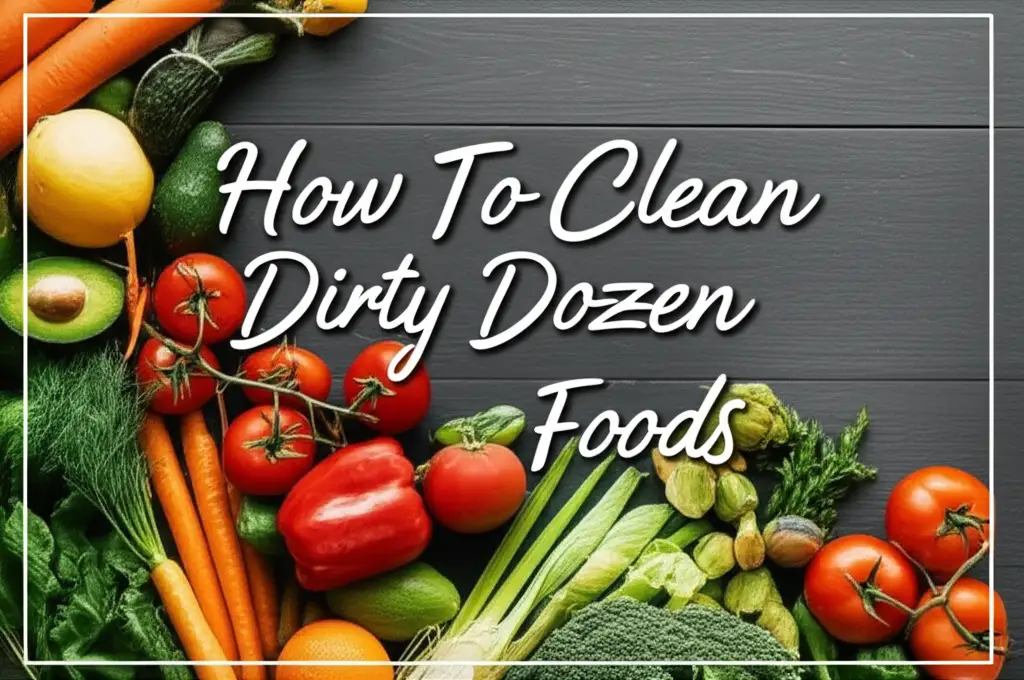 How To Clean Dirty Dozen Foods