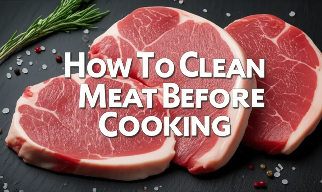 How To Clean Meat Before Cooking