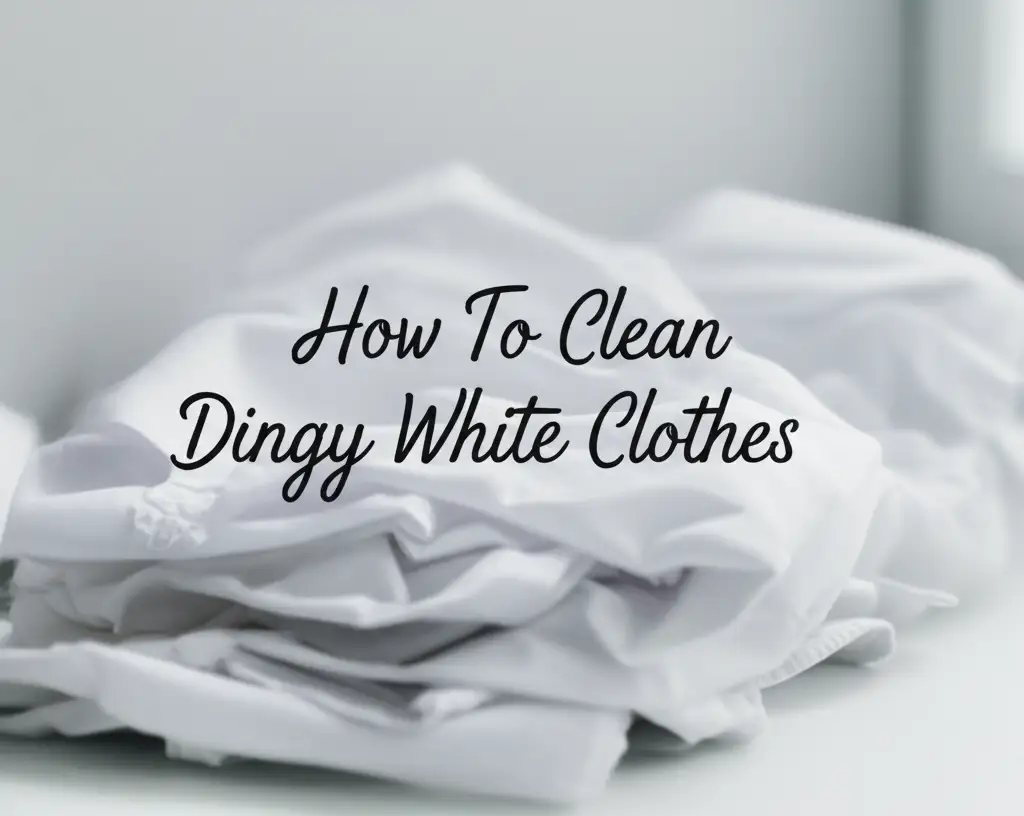 Restore brightness to your dingy white clothes. Learn how to clean and whiten dull, yellowed fabrics using effective methods and natural solutions.
