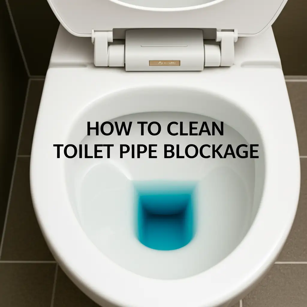 How To Clean Toilet Pipe Blockage