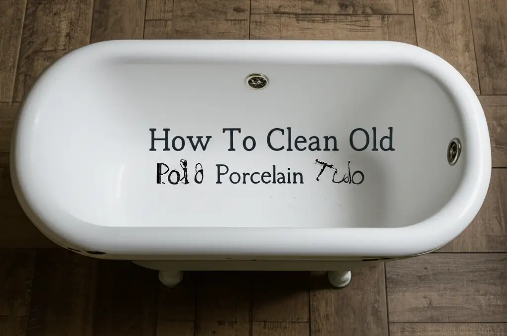 How To Clean Old Porcelain Tub