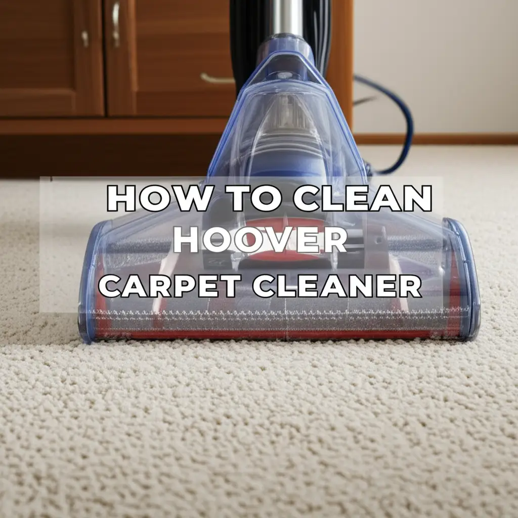 Learn how to clean your Hoover carpet cleaner thoroughly to keep it working efficiently, prevent odors, and extend its lifespan.