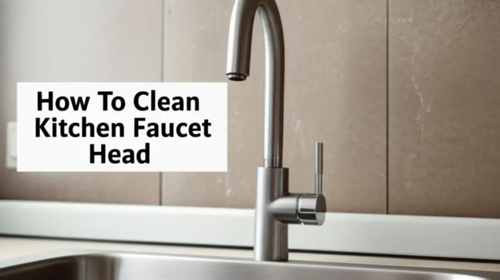 How To Clean Kitchen Faucet Head
