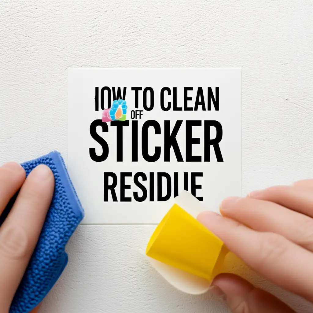 How To Clean Off Sticker Residue
