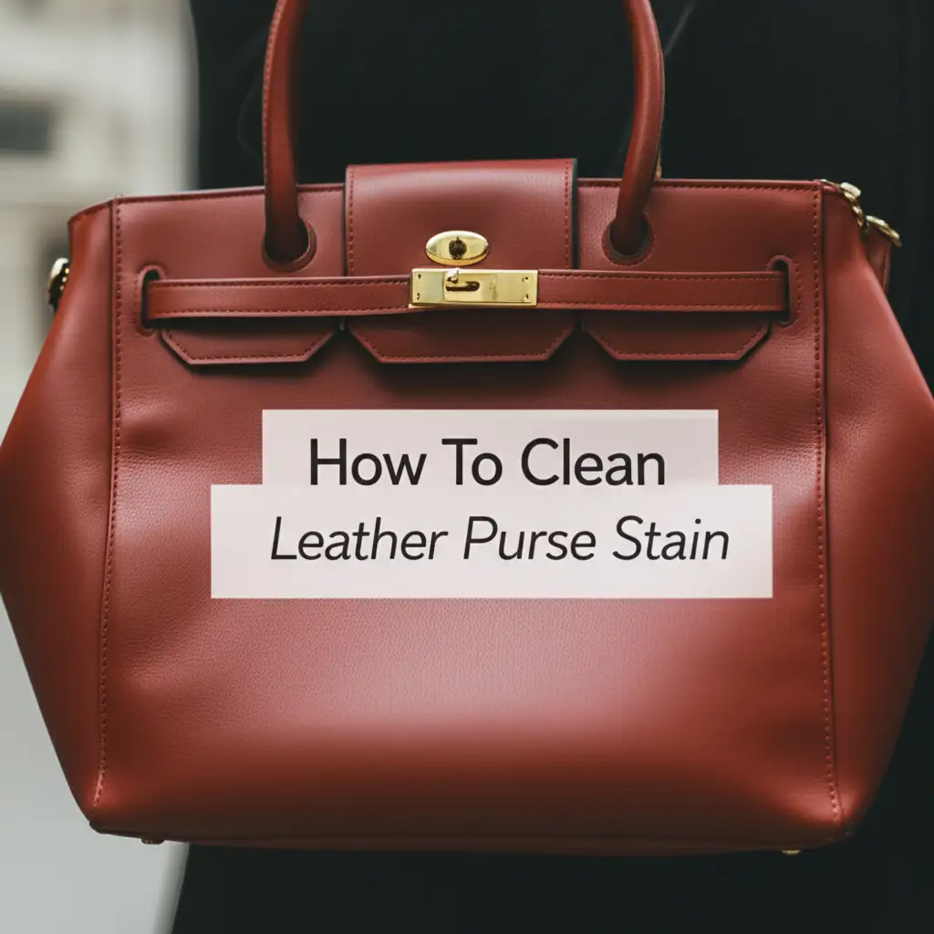 How To Clean Leather Purse Stain