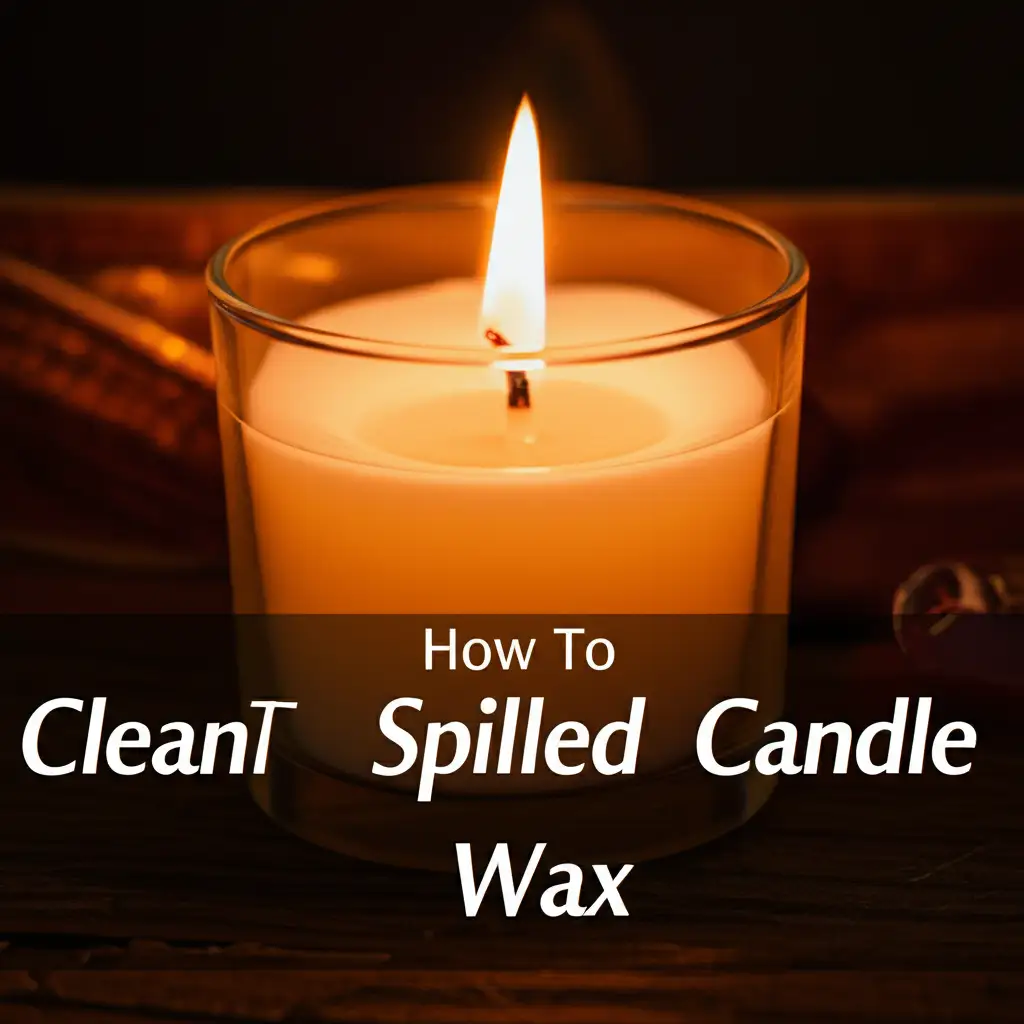 How To Clean Spilled Candle Wax