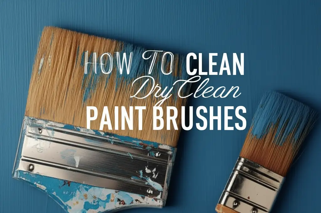 How To Clean Dry Paint Brushes