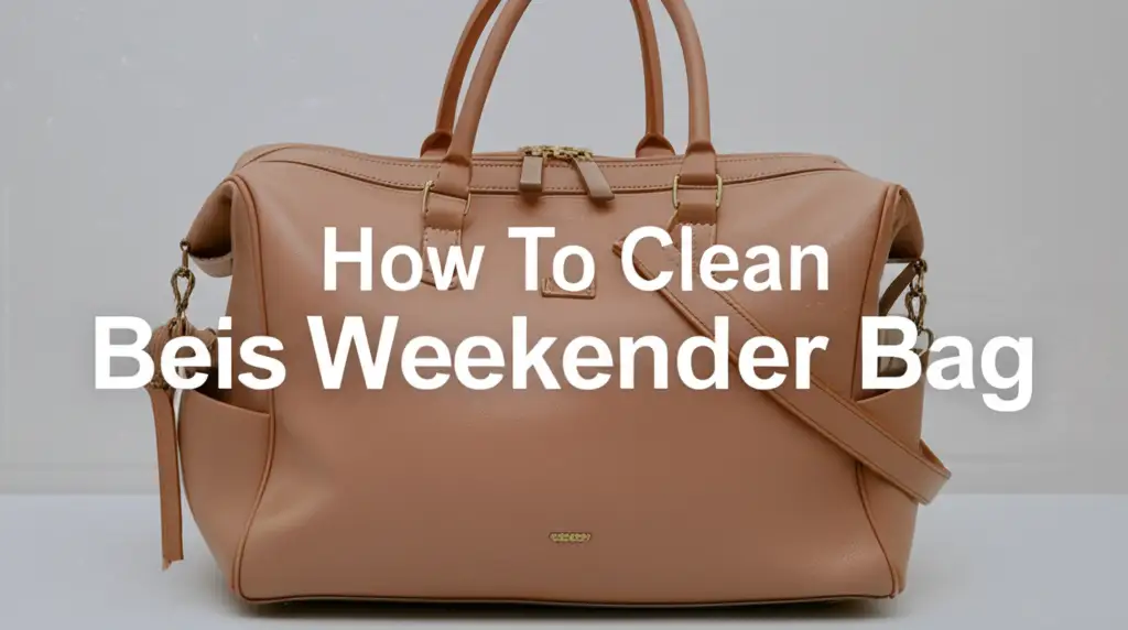 How To Clean Beis Weekender Bag