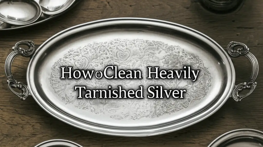 Learn how to clean heavily tarnished silver using proven methods. Restore shine to your precious items with simple household ingredients and effective techniques.