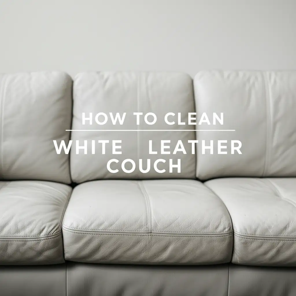 How To Clean White Leather Couch