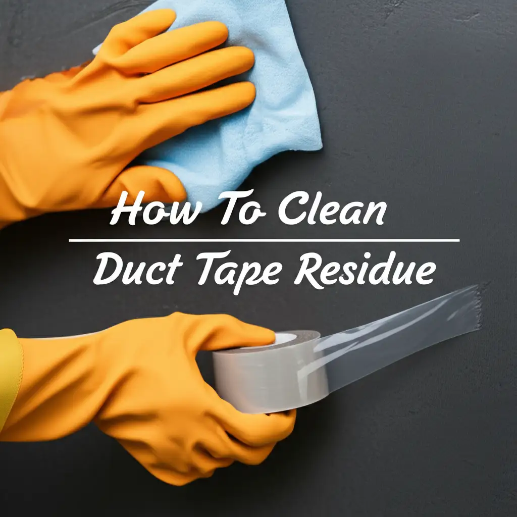 How To Clean Duct Tape Residue