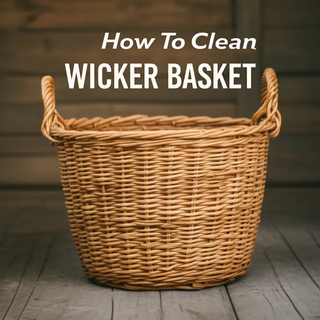 How To Clean Wicker Basket