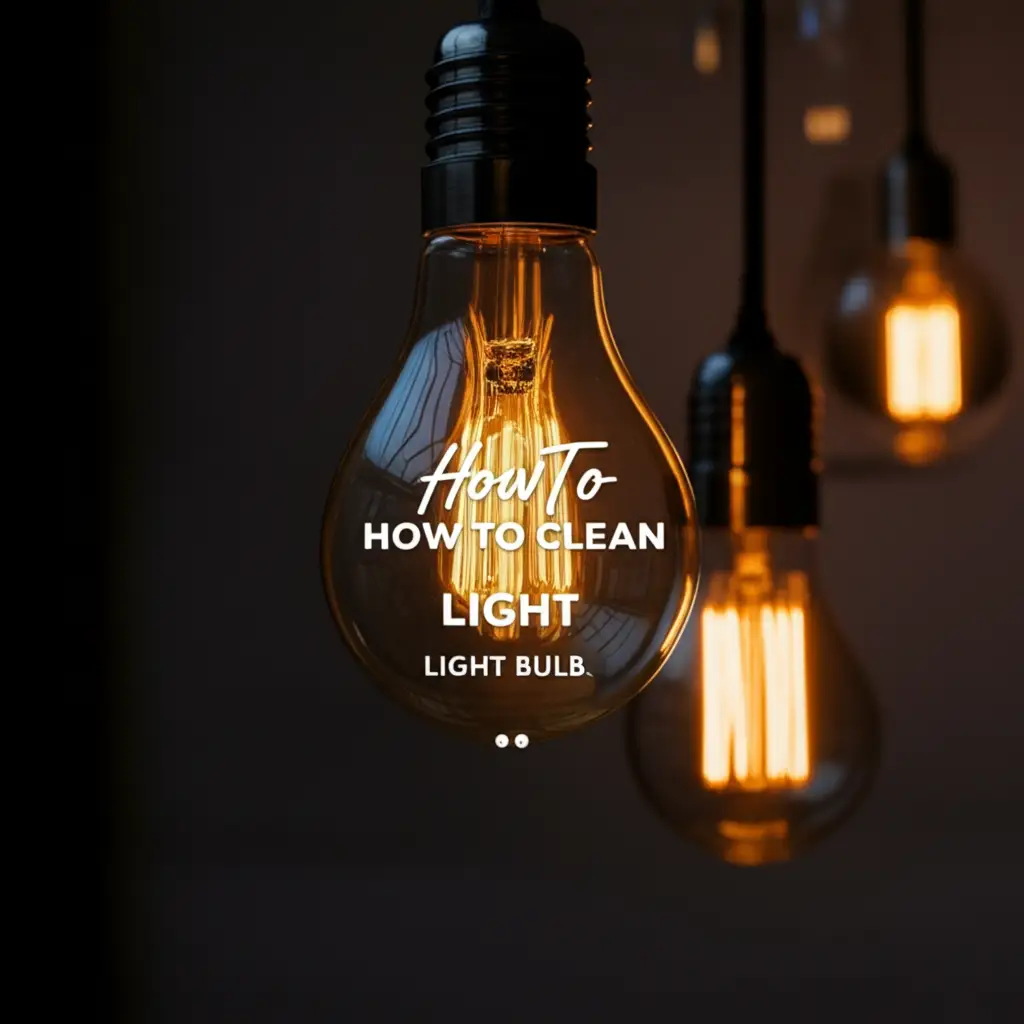 How To Clean Light Bulbs