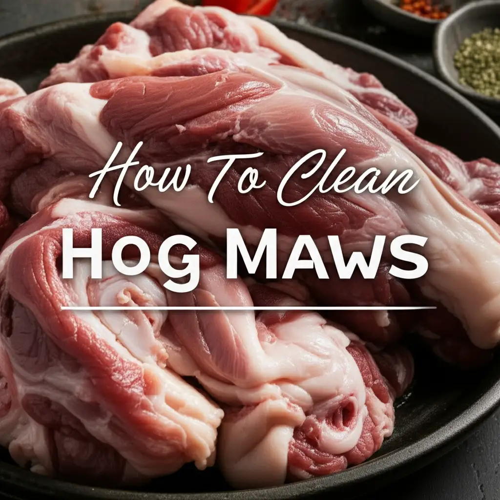 How To Clean Hog Maws