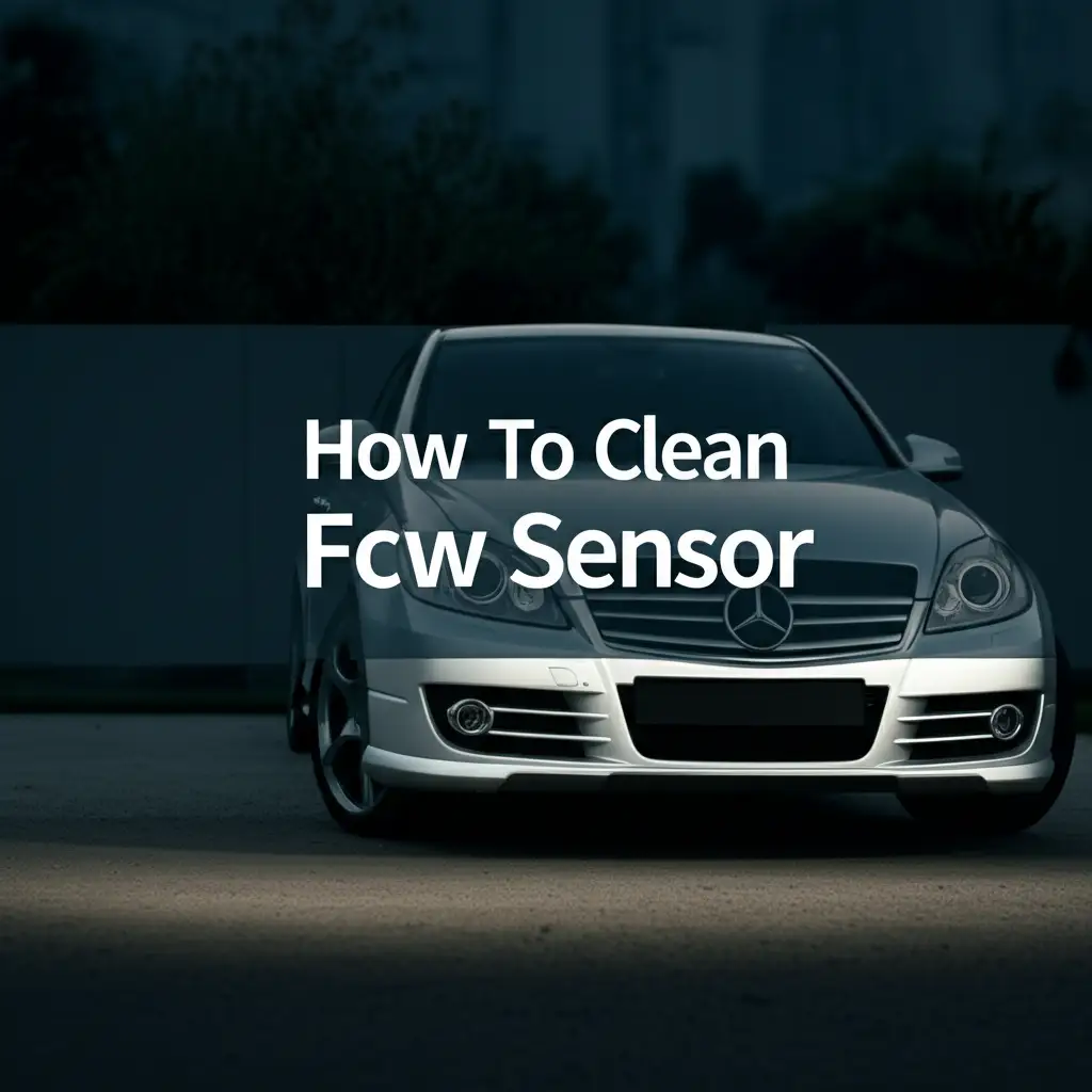 Learn how to effectively clean your FCW sensor for optimal vehicle safety. This guide provides clear, step-by-step instructions to restore sensor function.
