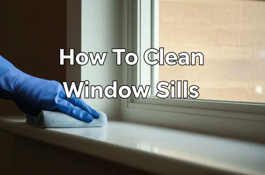 How To Clean Window Sills