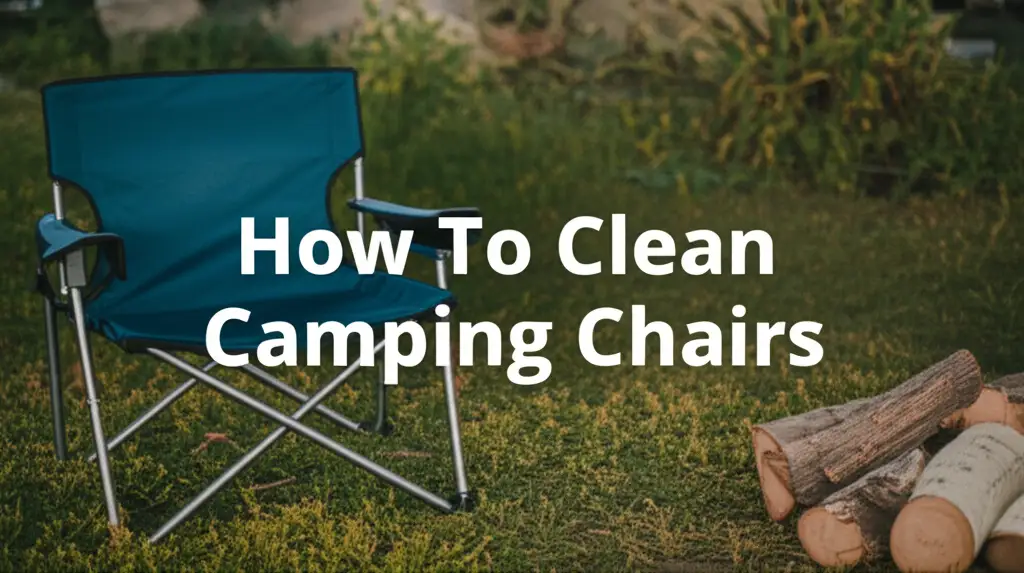 How To Clean Camping Chairs