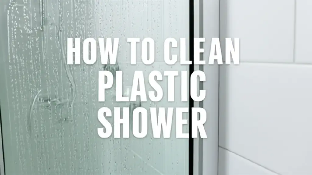 How To Clean Plastic Shower