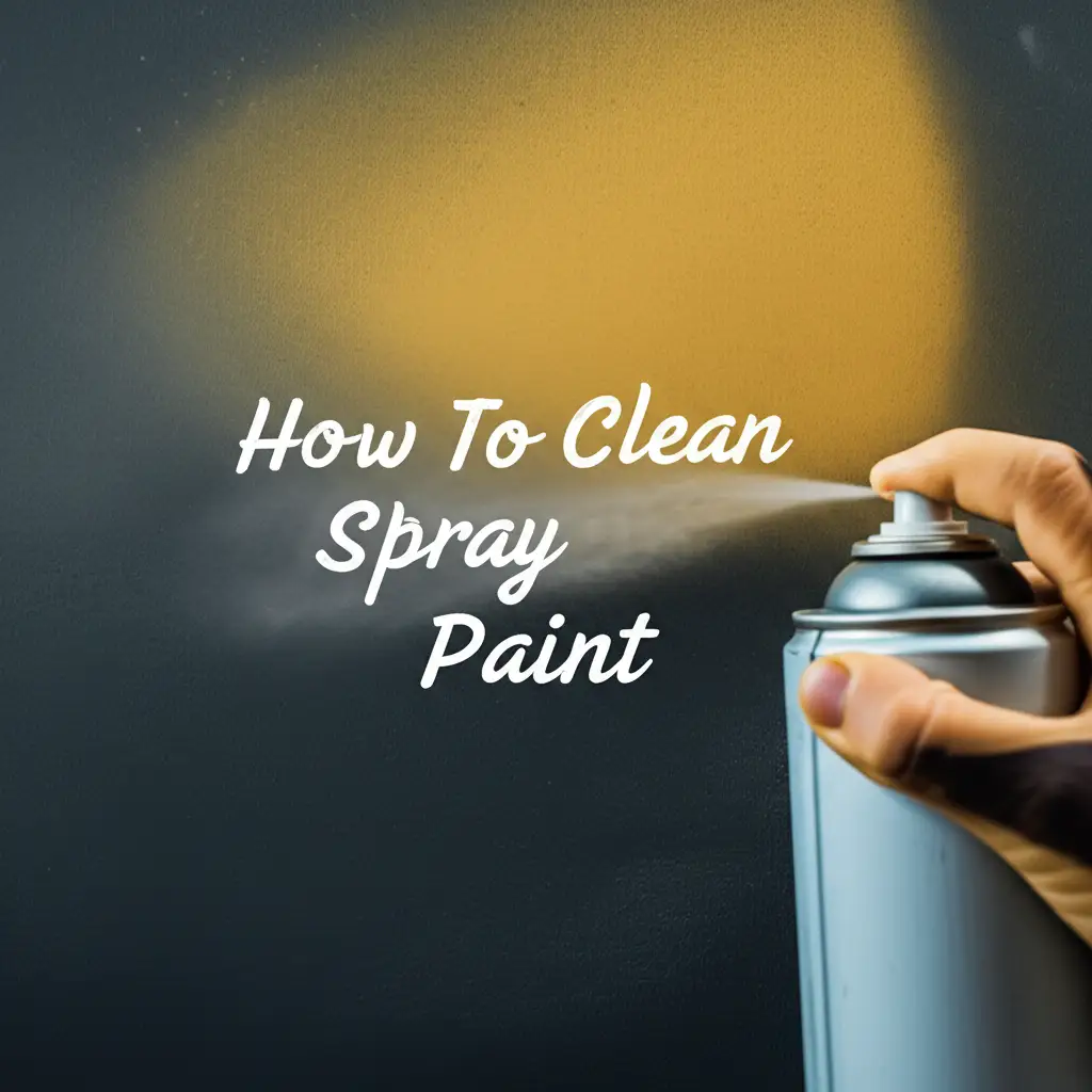How To Clean Spray Paint