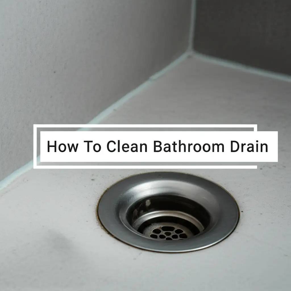 How To Clean Bathroom Drain