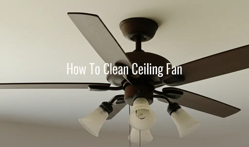 How To Clean Ceiling Fan