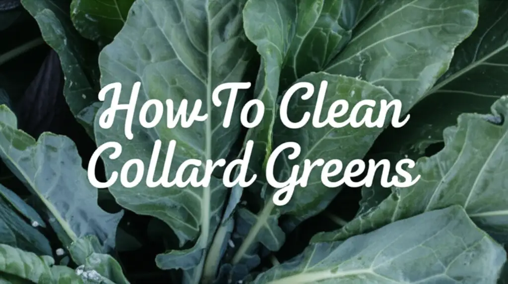 How To Clean Collard Greens