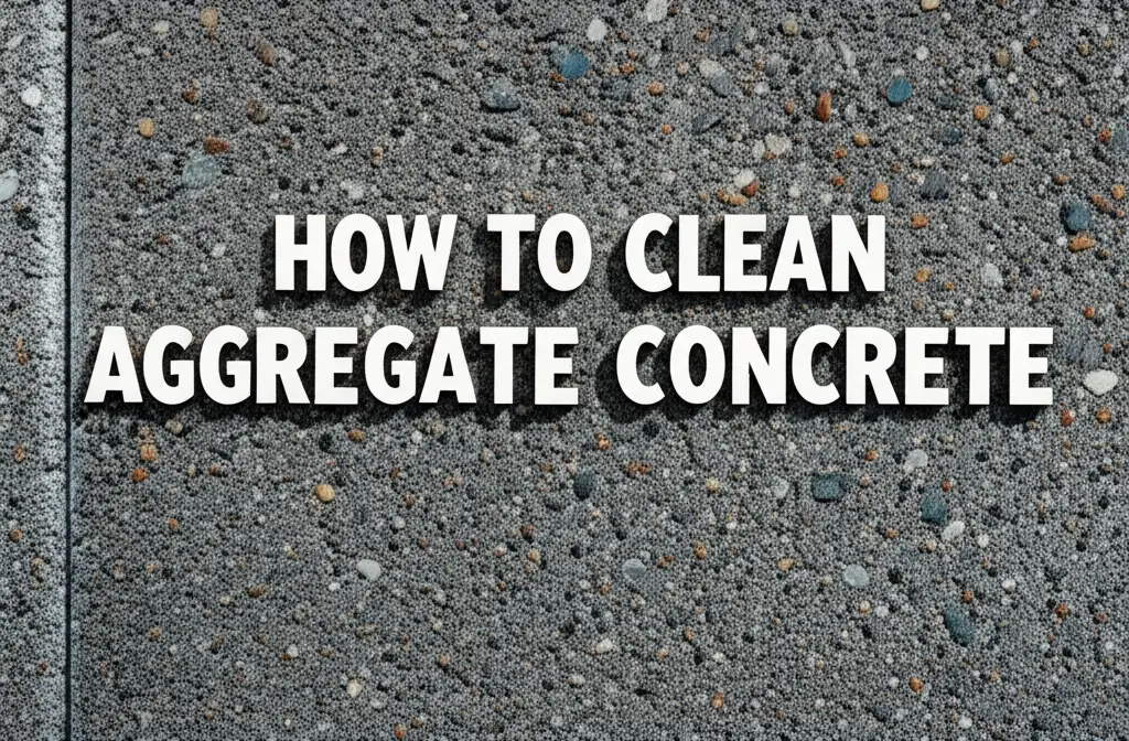 How To Clean Aggregate Concrete