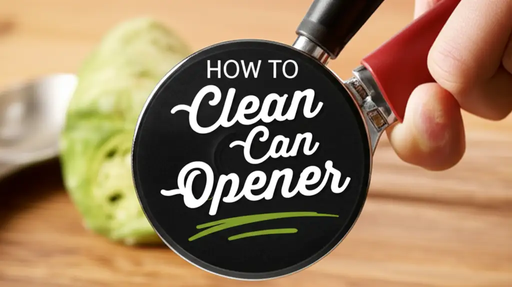 How To Clean Can Opener