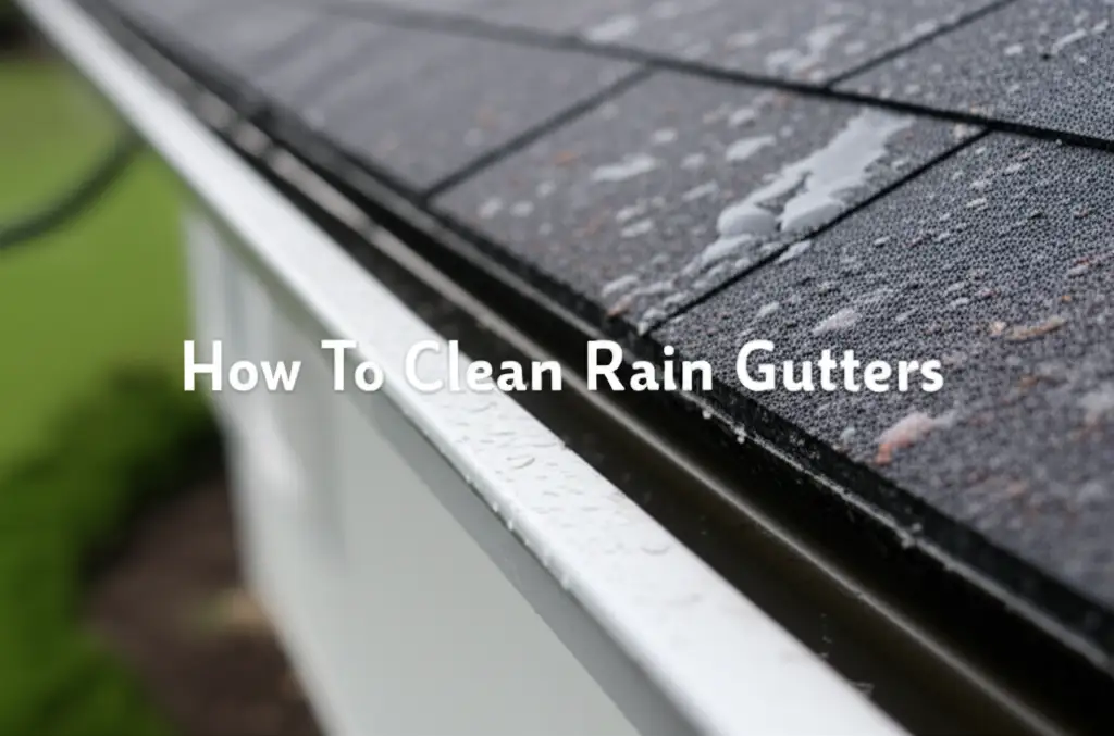 How To Clean Rain Gutters