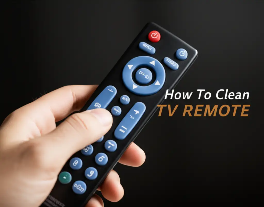 How To Clean Tv Remote