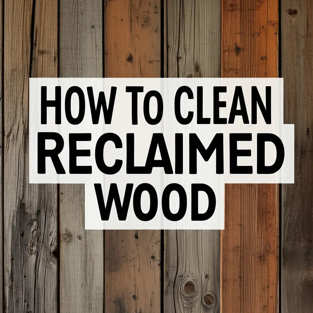 How To Clean Reclaimed Wood
