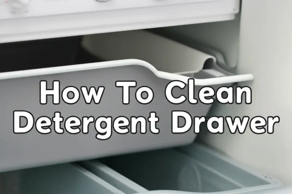 How To Clean Detergent Drawer