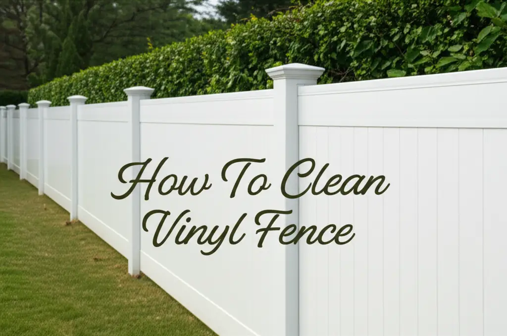 How To Clean Vinyl Fence