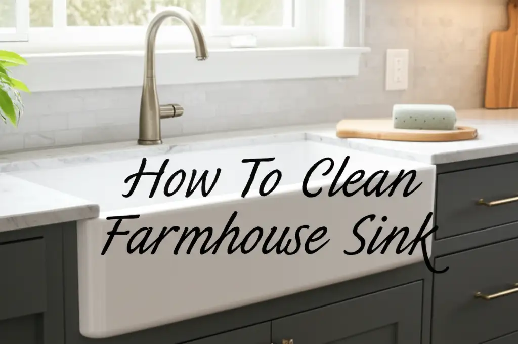 How To Clean Farmhouse Sink
