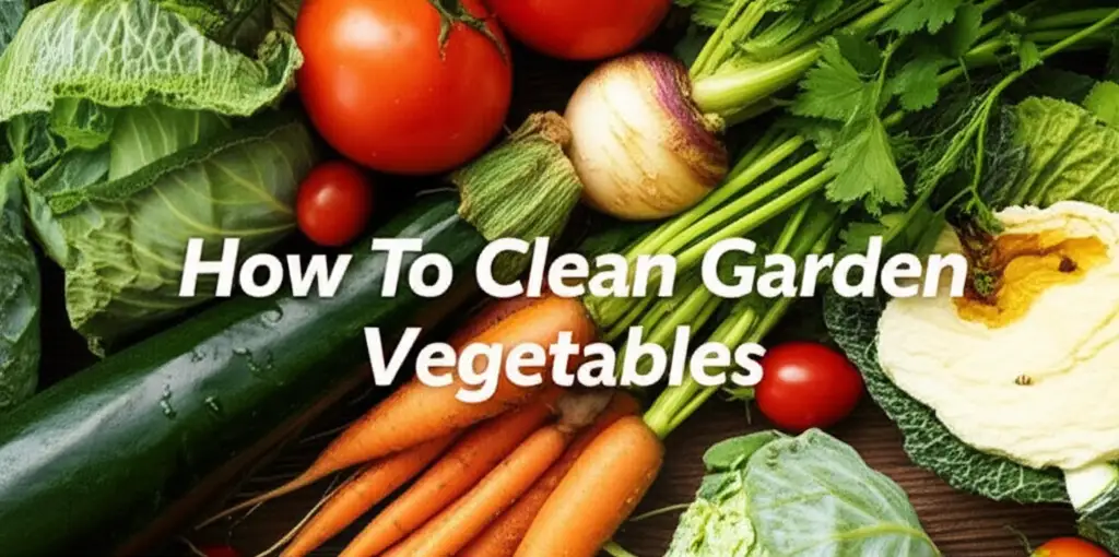 How To Clean Garden Vegetables