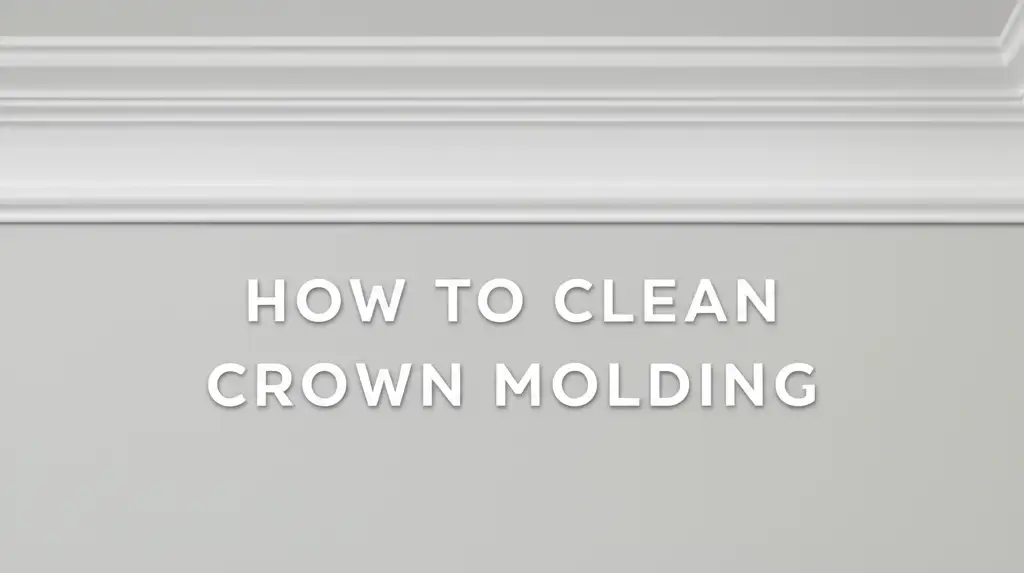 How To Clean Crown Molding