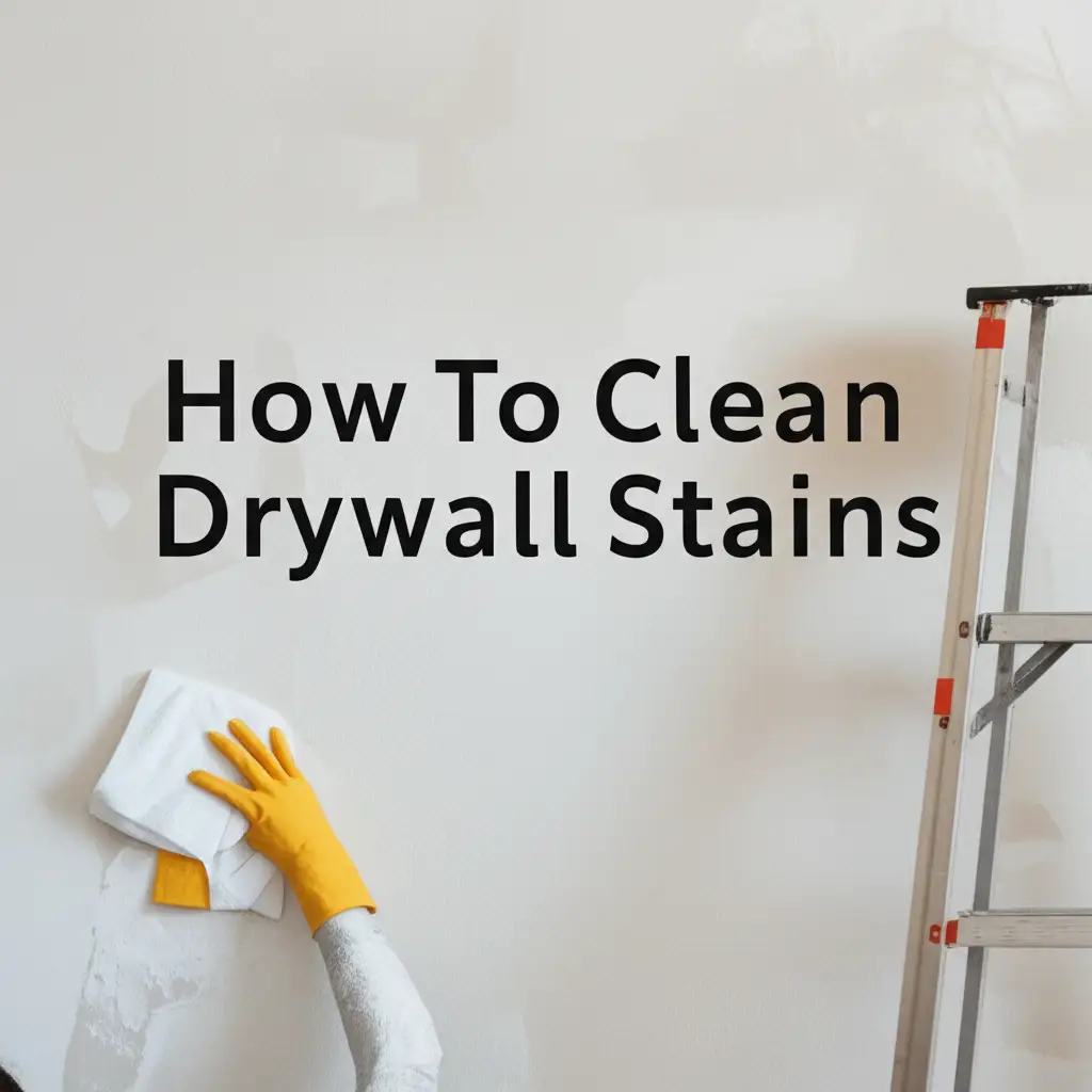 How To Clean Drywall Stains