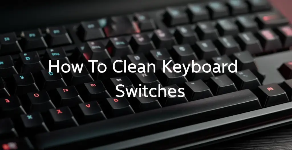How To Clean Keyboard Switches