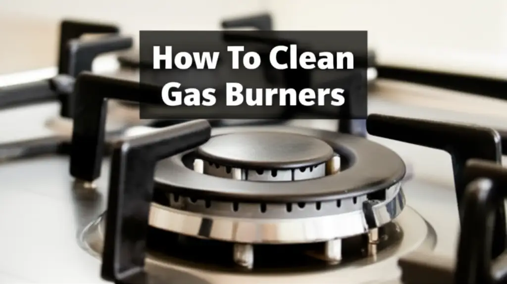 How To Clean Gas Burners