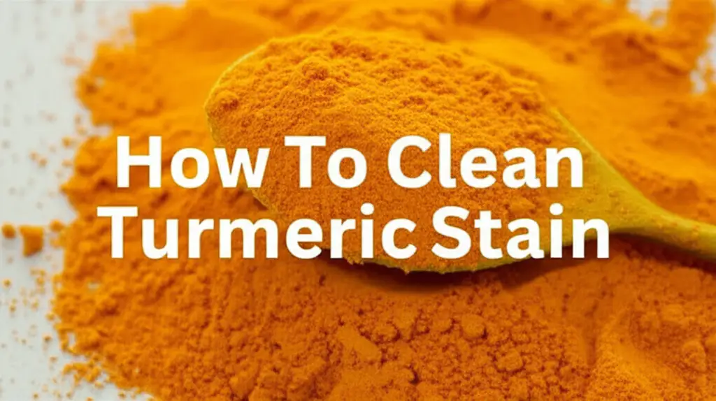How To Clean Turmeric Stain